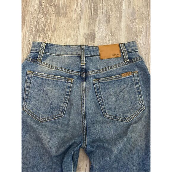Joe’s Jeans Debbie High Rise Straight Ankle Raw Hem Distressed Women’s Sz 26 - Picture 6 of 7